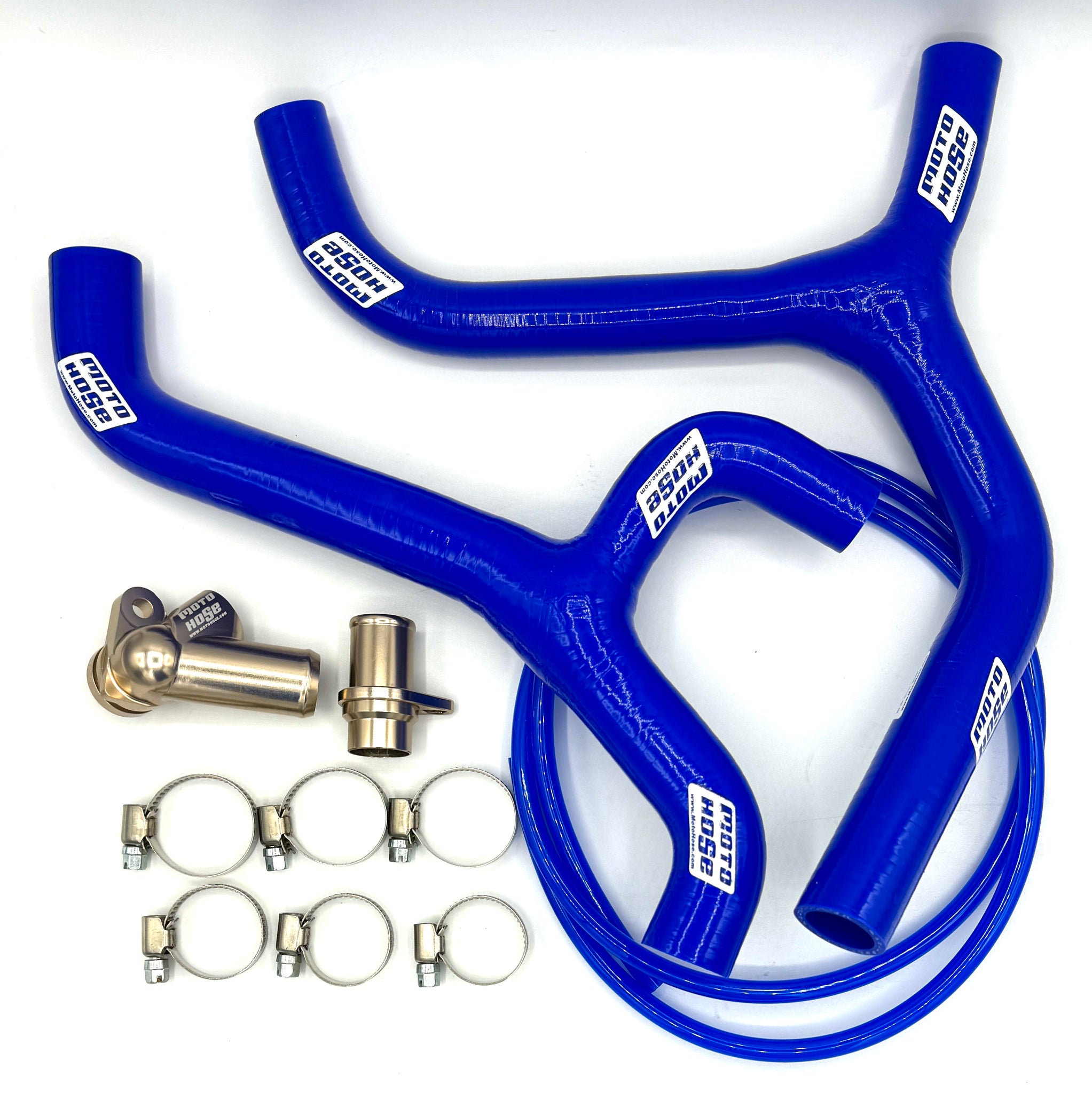 Kawasaki 2024 - 2025 KX450 KX450X WORKS Silicone Y Radiator Hose Kit.