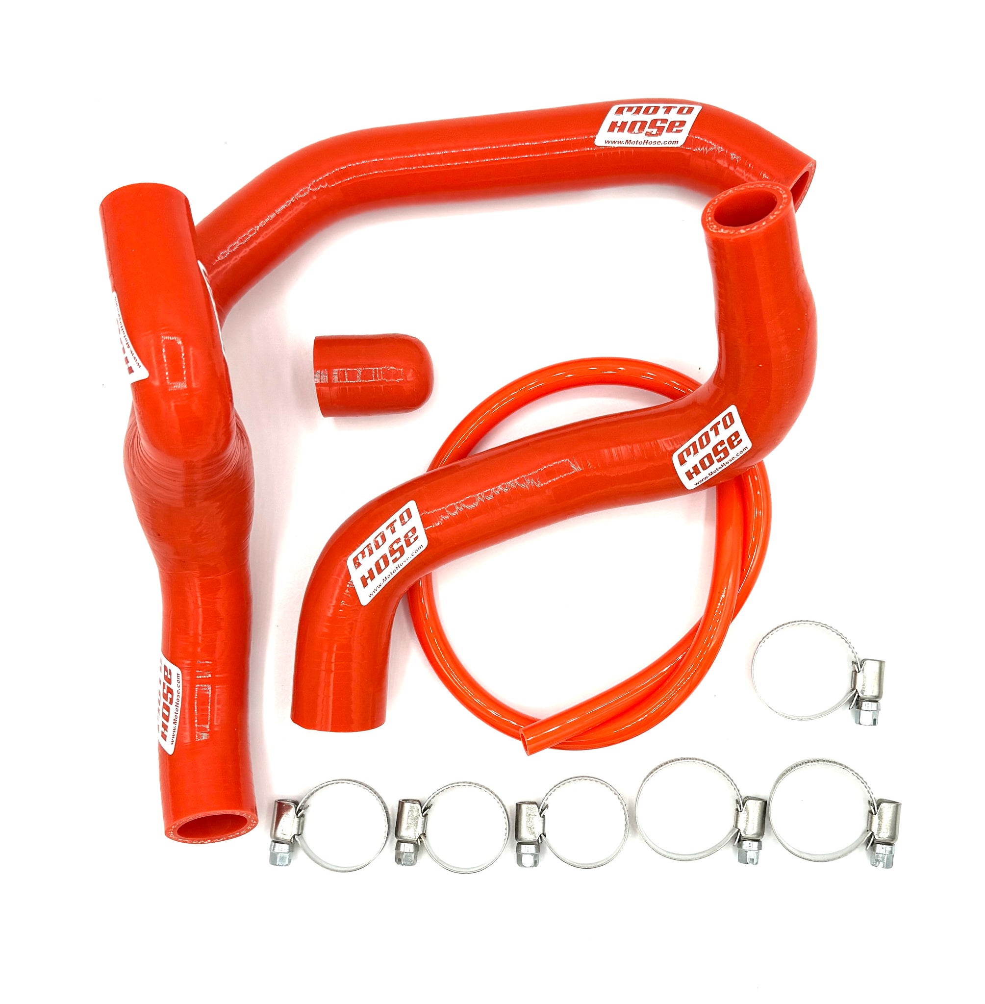 KTM/HUS/GAS 250F/350F SX-F FC MC 2022-2025 NEW WORKS Silicone Y Radiator Hose Kit.