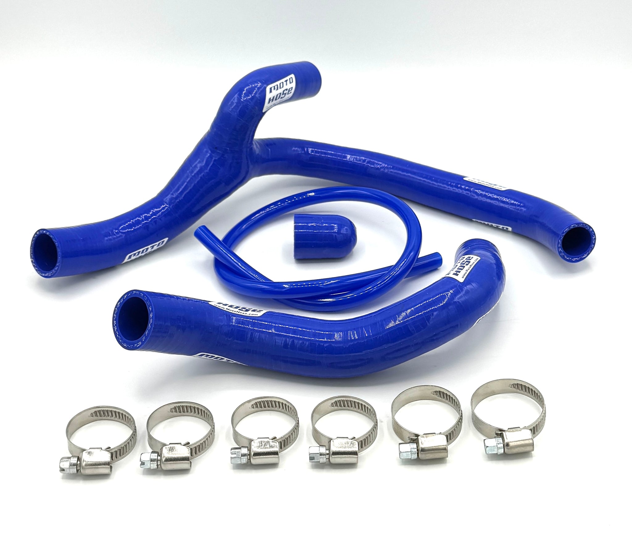 KTM/HUS/GAS 250F/350F SX-F FC MC 2022-2025 NEW WORKS Silicone Y Radiator Hose Kit.