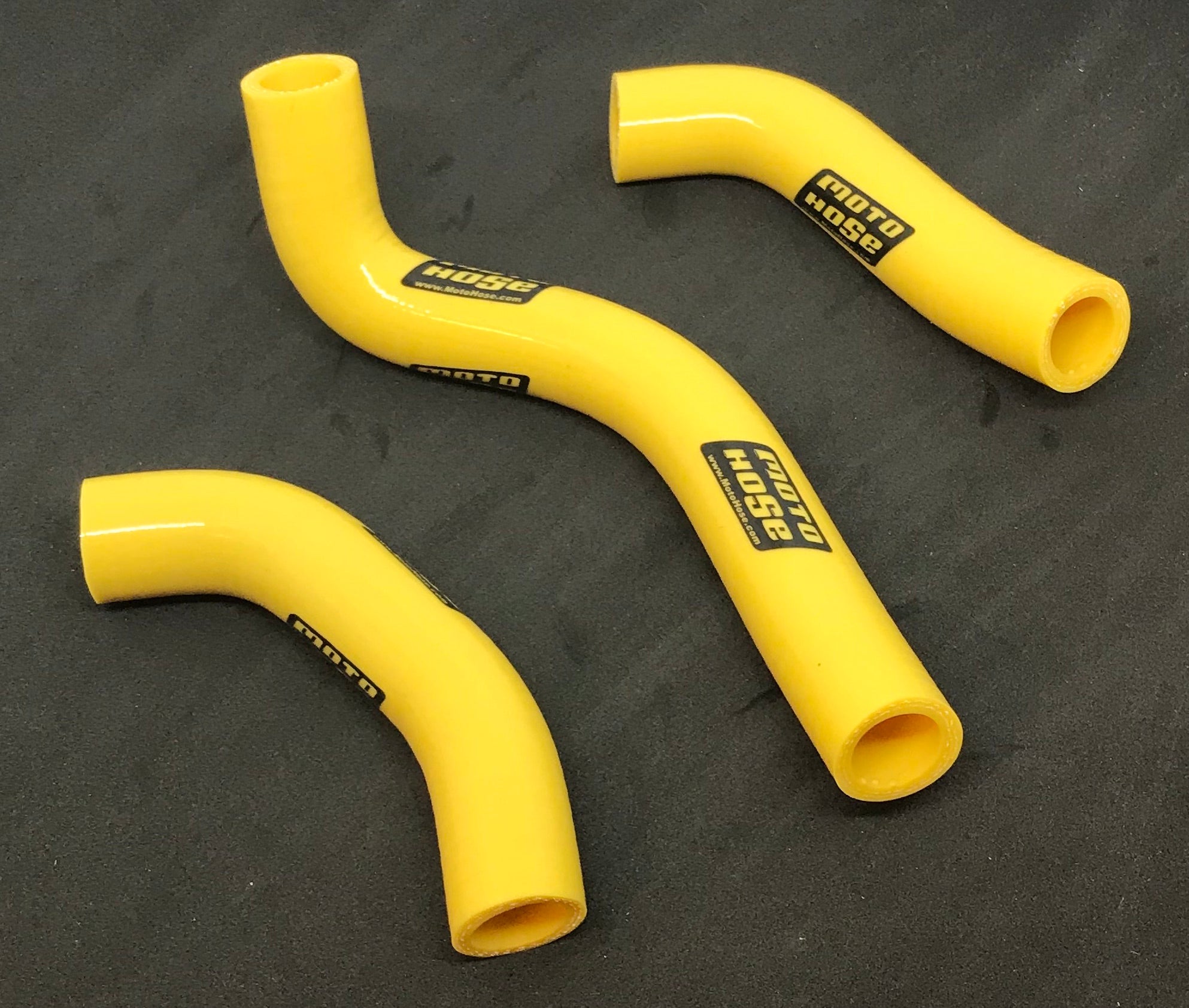 Kit Durites Radiateur Silicone Orange Pour KTM SX/XC/EXC 250 300 (2019-2023) - Renforcé Tissu - Baisse Température - 14